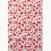 GEOMETRY Carmine Tea Towel