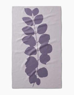 GEOMETRY Carob Tea Towel
