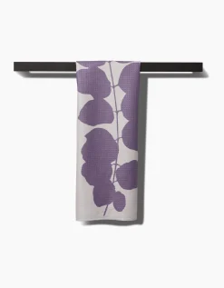 GEOMETRY Carob Tea Towel