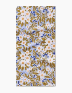 GEOMETRY Chamomile And Blue Bar Towel