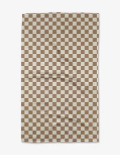 GEOMETRY Check Mate Tea Towel