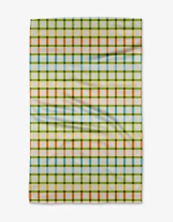 GEOMETRY Checkered Past Tea Towel