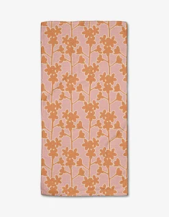 GEOMETRY Cherry Blossom Branches Bar Towel