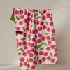 GEOMETRY Cherry Chic Double-Sided Tea Towel