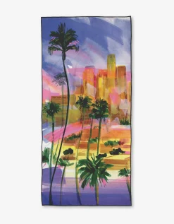 GEOMETRY City of Dreams Beach Towel