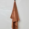GEOMETRY Clay Waffle Bath Towel