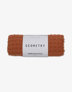 GEOMETRY Clay Waffle Hand Towel