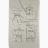GEOMETRY Coffee House Tea Towel