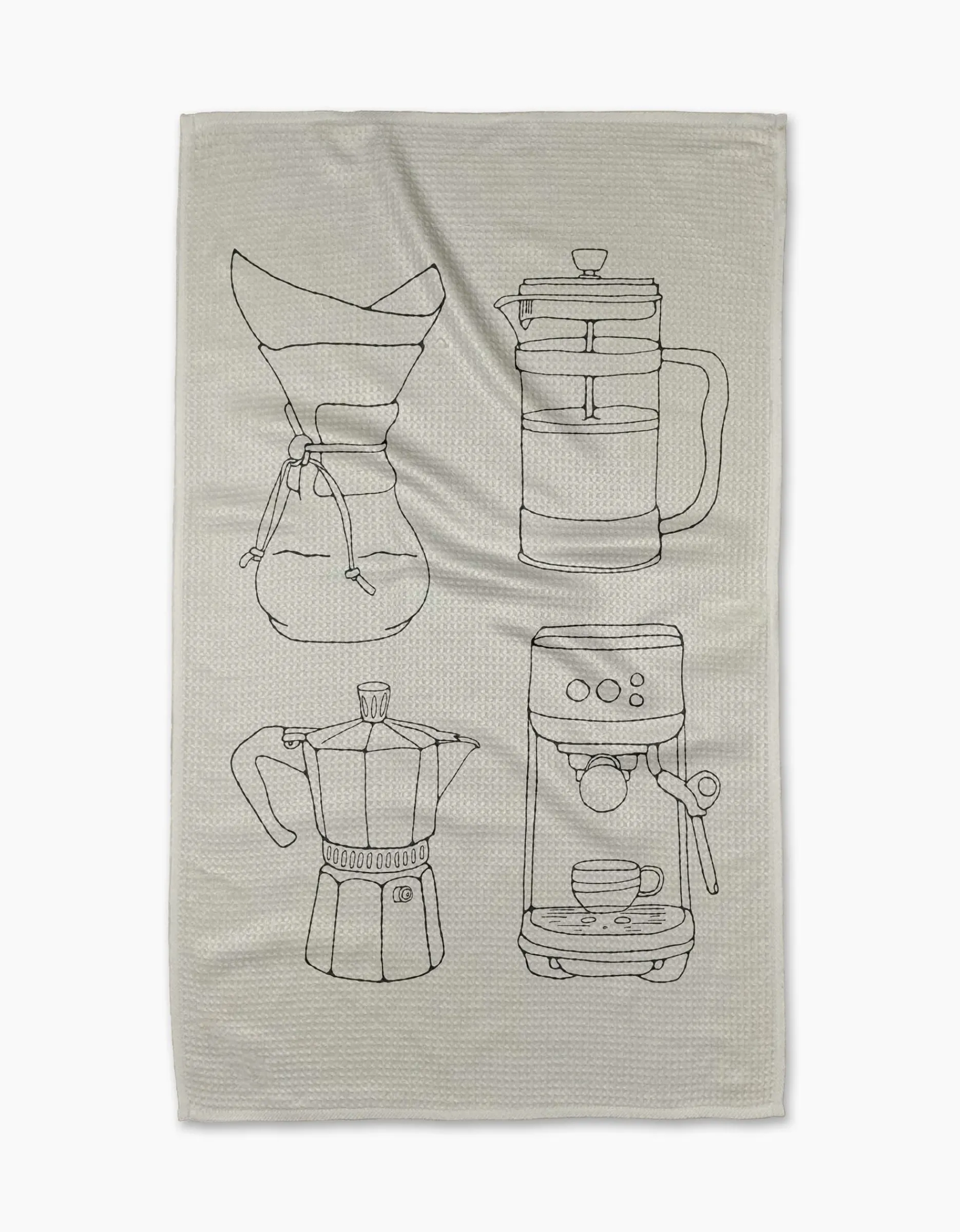 GEOMETRY Coffee House Tea Towel