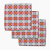 GEOMETRY Color Block Grid Dishcloth Set
