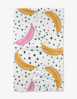 GEOMETRY Color Pop Bananas Tea Towel
