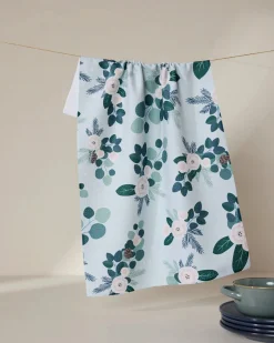 GEOMETRY Country Winter Tea Towel