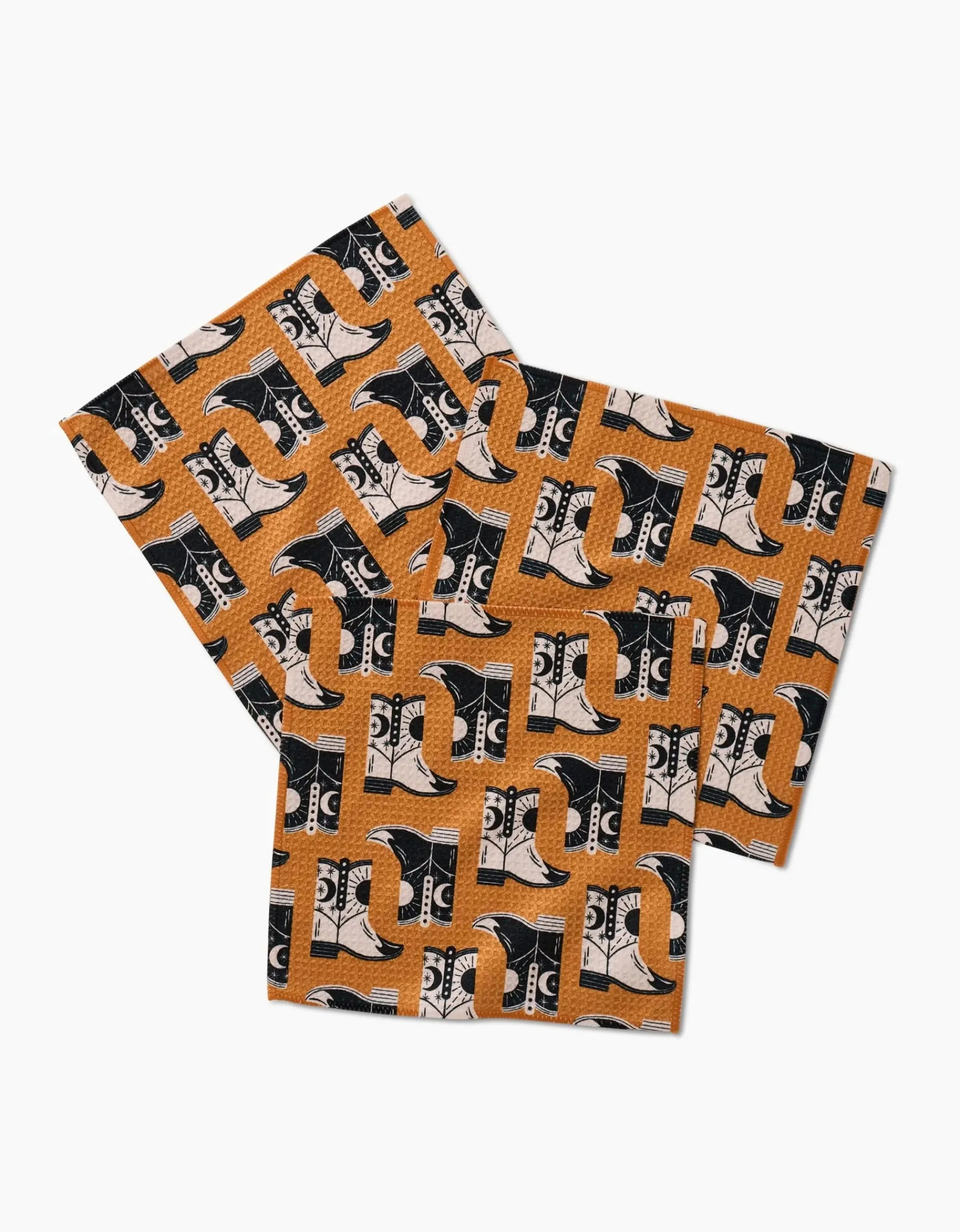 GEOMETRY Cowboy Boots Dishcloth Set