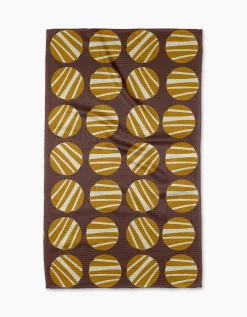GEOMETRY Crazy Circles Tea Towel