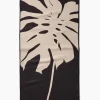 GEOMETRY Cream Monstera Fitness Towel