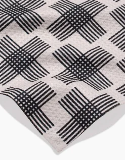 GEOMETRY Cross Hatch Bar Towel