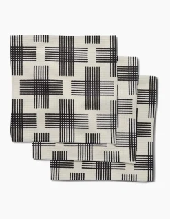 GEOMETRY Cross Hatch Dishcloth Set