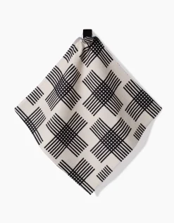 GEOMETRY Cross Hatch Dishcloth Set