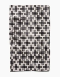 GEOMETRY Cross Hatch Luxe Hand Towel