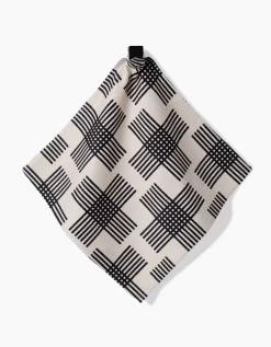 GEOMETRY Cross Hatch Luxe Washcloth Set