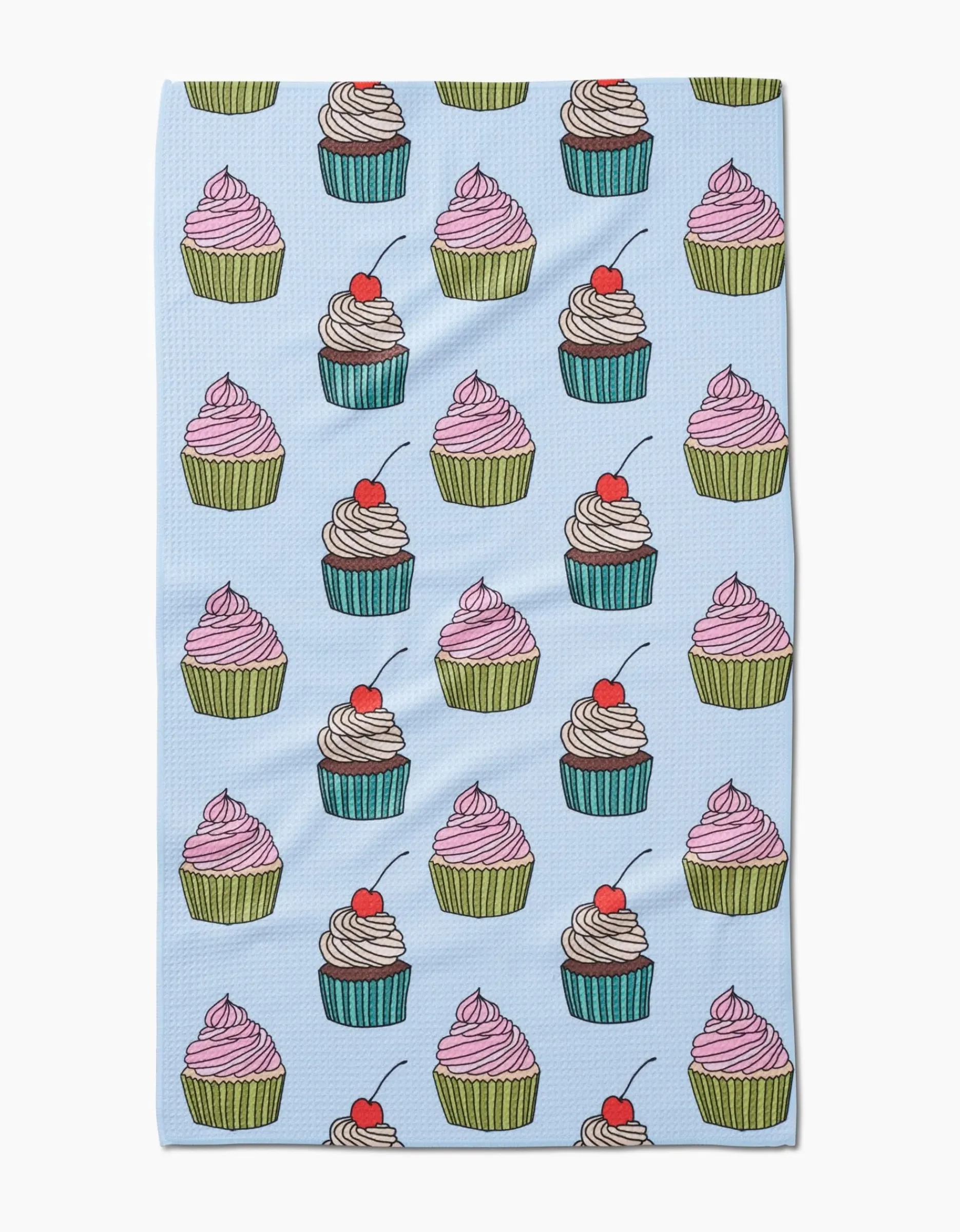 GEOMETRY Cupcake Love Tea Towel