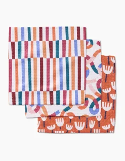 GEOMETRY Cutout Shapes Dishcloth Set