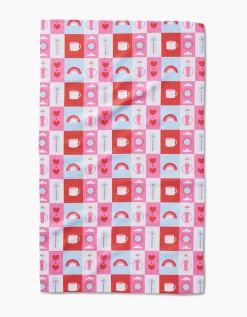 GEOMETRY Daily Icons Tea Towel