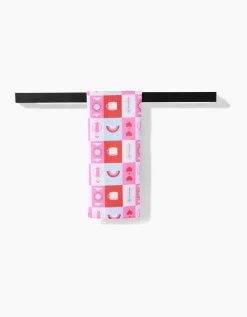 GEOMETRY Daily Icons Tea Towel