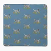 GEOMETRY Dalmatian In Boots Blue Plush Towel