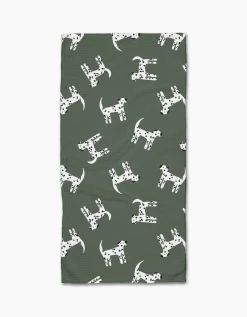 GEOMETRY Dalmation Dogs Bar Towel