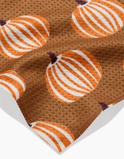 GEOMETRY Dancing Pumpkins Bar Towel