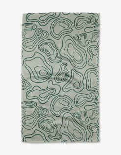 GEOMETRY Depth Chart Tea Towel