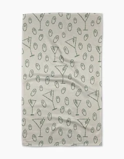 GEOMETRY Dirty Martini Tea Towel
