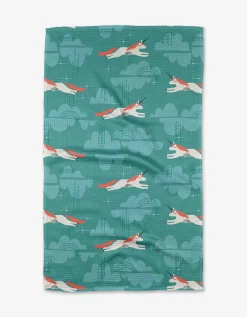 GEOMETRY Dream the Best Tea Towel