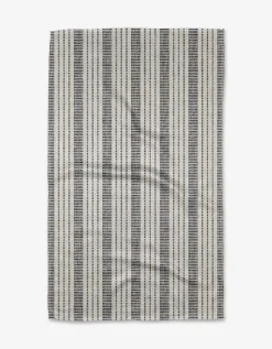 GEOMETRY Dyer Blue Tea Towel