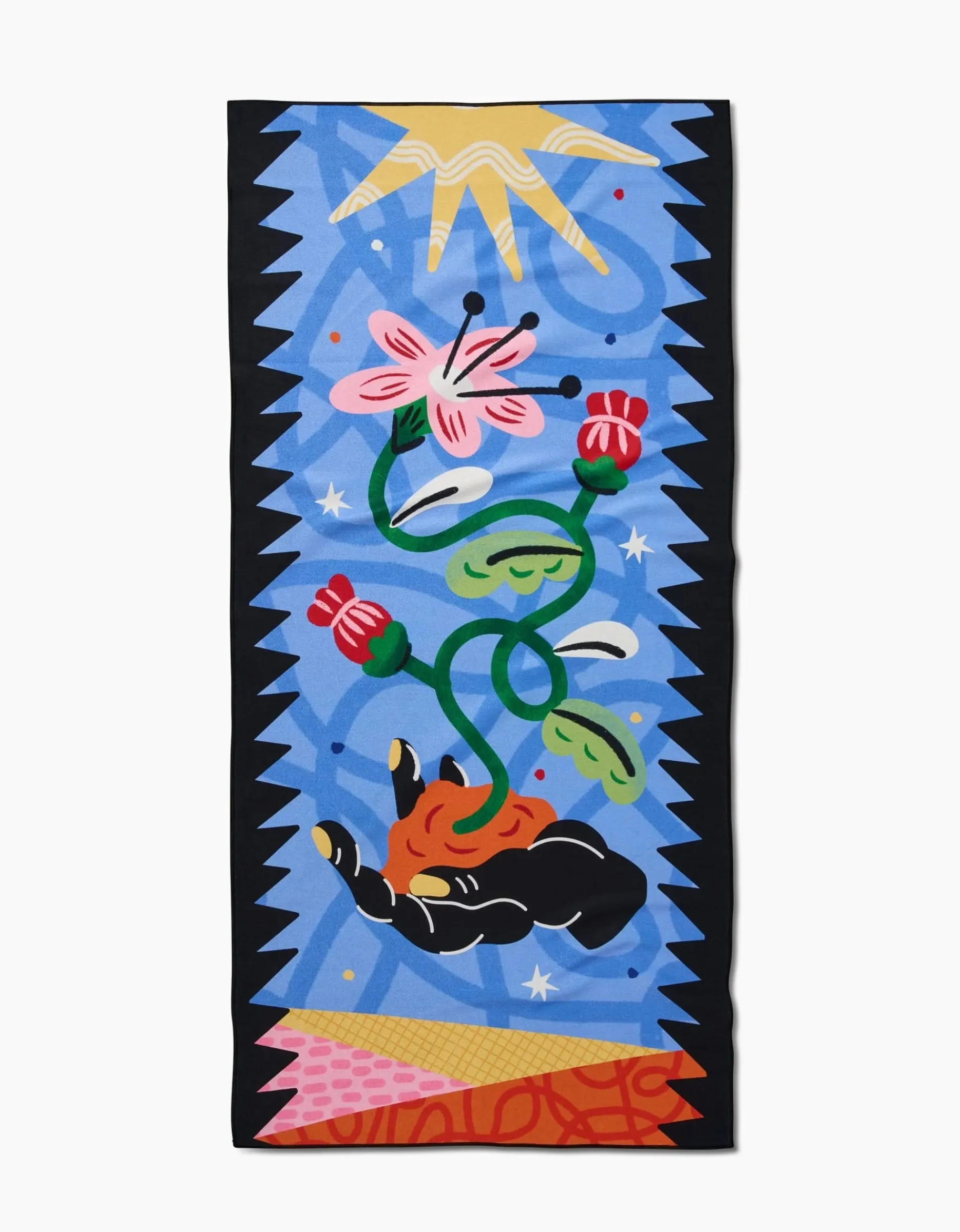 GEOMETRY Earth Beach Towel