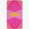 GEOMETRY Electric Pink Luxe Bath Towel