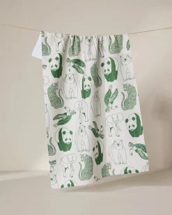GEOMETRY Endangered Tea Towel