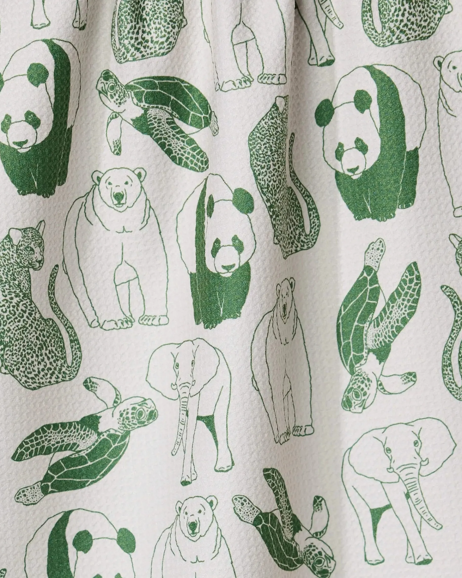 GEOMETRY Endangered Tea Towel