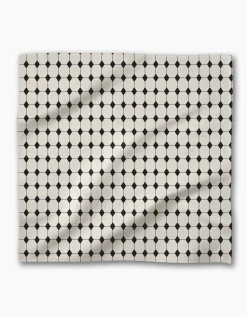 GEOMETRY Espresso Mosaic Dinner Napkin Set
