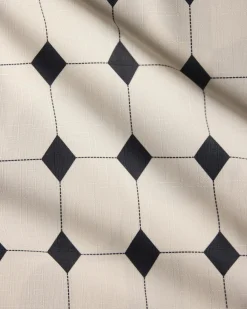 GEOMETRY Espresso Mosaic Tablecloth