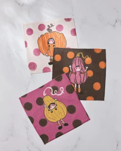 GEOMETRY Fall Day Parade Dishcloth Set