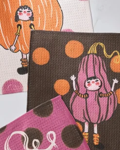 GEOMETRY Fall Day Parade Dishcloth Set