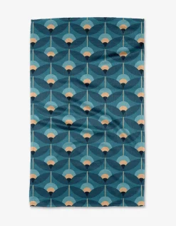GEOMETRY Fall Florals Tea Towel