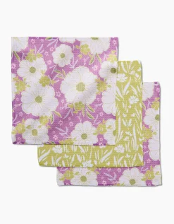 GEOMETRY Field of Spring Flowers Dishcloth Set