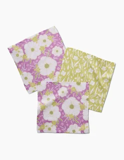 GEOMETRY Field of Spring Flowers Dishcloth Set