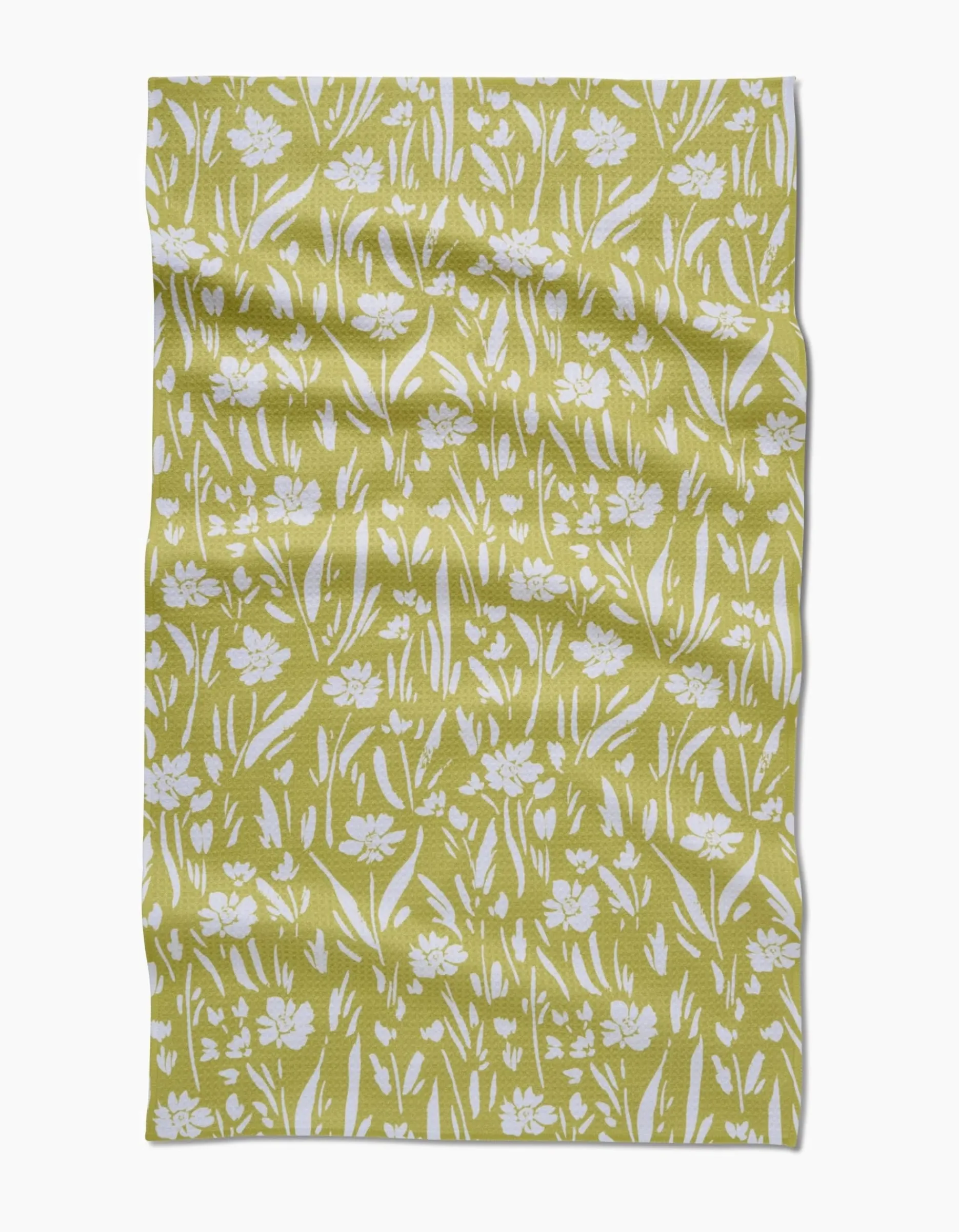 GEOMETRY Field of Wildflowers Tea Towel