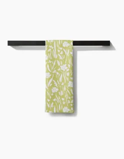 GEOMETRY Field of Wildflowers Tea Towel