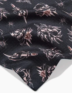 GEOMETRY Fiery Skulls Bar Towel