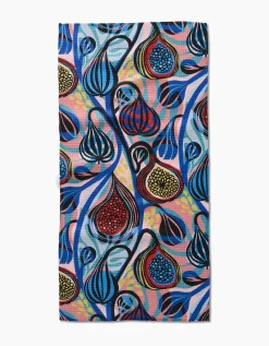 GEOMETRY Fig Garden Bar Towel